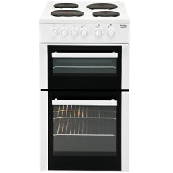Beko BS533A Electric Cooker, White
